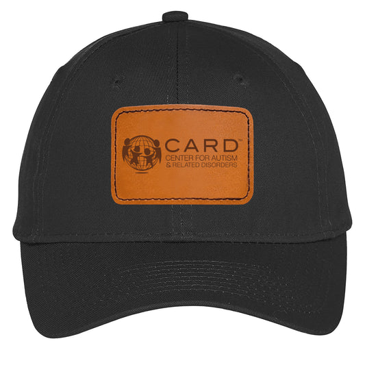 CARD Retro Unstructured Trucker Cap With Leather Patch